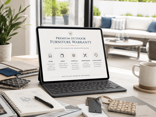 High-ticket furniture brand warranty page